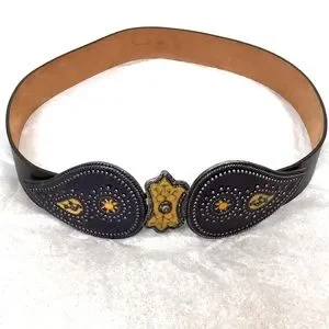Etro | Accessories | Etro Leather Belt Metal Hook Buckle  display picture 3